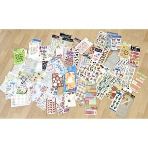 Lot of Stickers 28 New Packs and Random Loose Special Moments Foamies Scrapbook